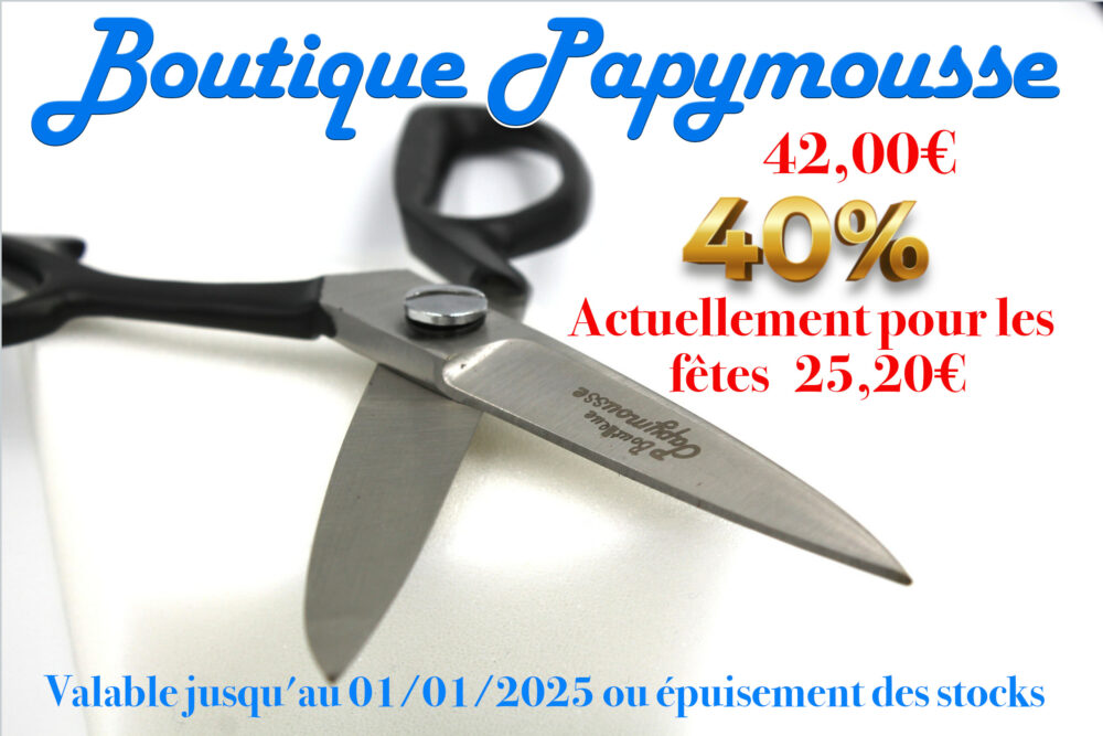 Ciseaux tailleur Papymousse 10 pouces